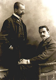 Heinrich und Thomas Mann  Foto um 1900